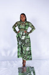 Imose Skirt Set In (Green)